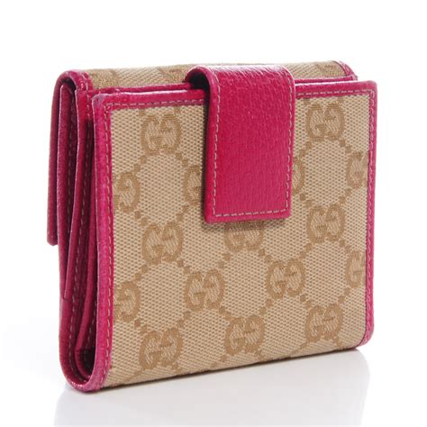 pink gucci small wallet